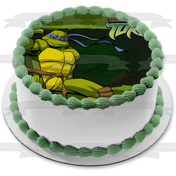 Teenage Mutant Ninja Turtles Tmnt Donatello Edible Cake Topper Image Frame ABPID09064