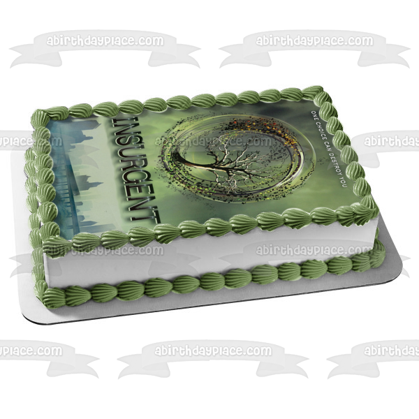 Insurgent One Choice Can Destroy You Tree Edible Cake Topper Image ABPID08918