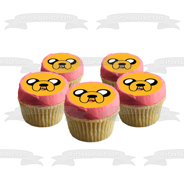 Adventure Time Jake the Dog Edible Cake Topper Image ABPID08968