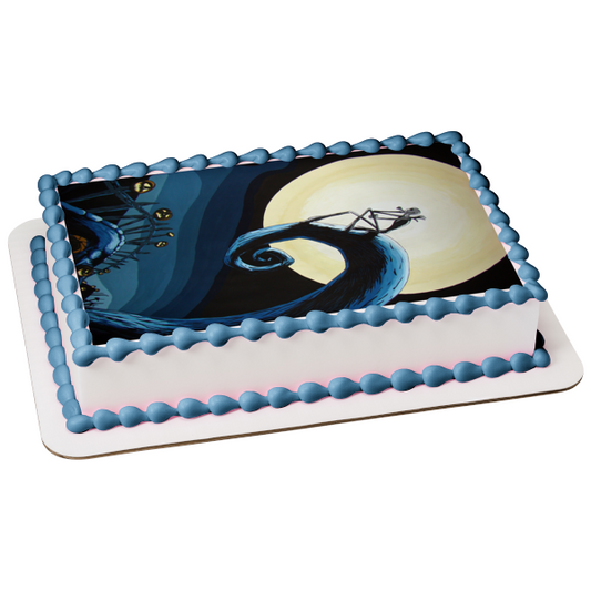 Pesadilla antes de Navidad Jack Skellington adorno comestible para tarta imagen ABPID08970 