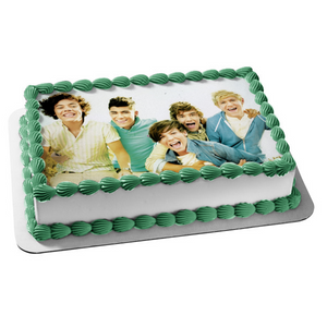 One Direction Music Liam Niall Zayn Louis Harry Outdoor Scene Edible Cake Topper Image ABPID09116