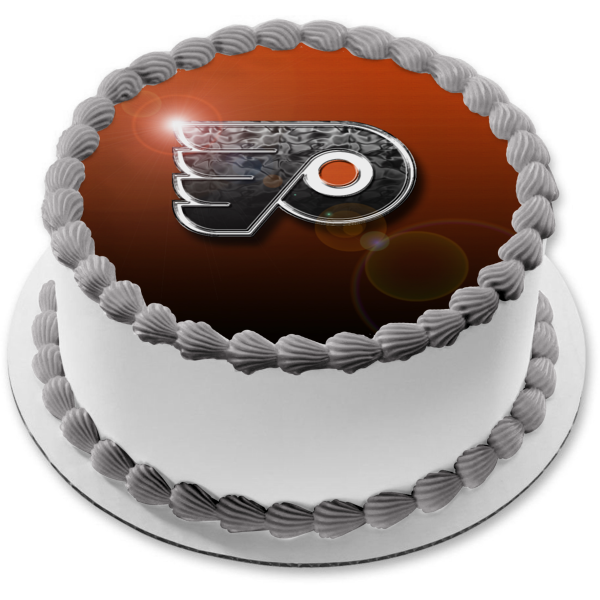 12 PHILADELPHIA FLYERS Cupcake Rings NHL Cake Toppers for Birthday Party  Decoration Craft Supply