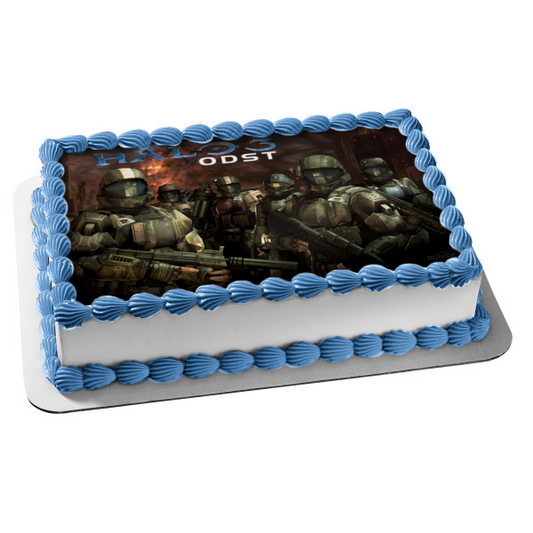 Halo 3: Odst Orbital Drop Shock Troopers Microsoft Videojuego Edible Cake Topper Imagen ABPID09137 