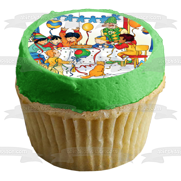 Caillou Gilbert Birthday Cake Number 3 Edible Cake Topper Image ABPID09150