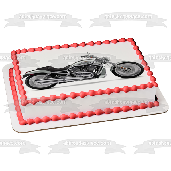 Harley-Davidson Motor Cycles Vrsc V-Rod Edible Cake Topper Image ABPID09151