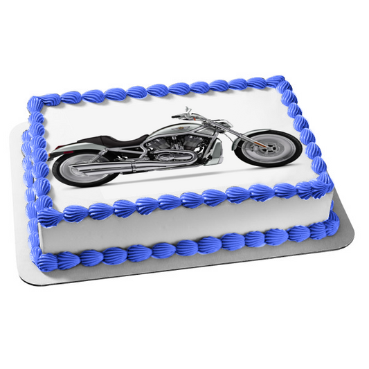 Harley-Davidson Motor Cycles Vrsc V-Rod Edible Cake Topper Image ABPID09151