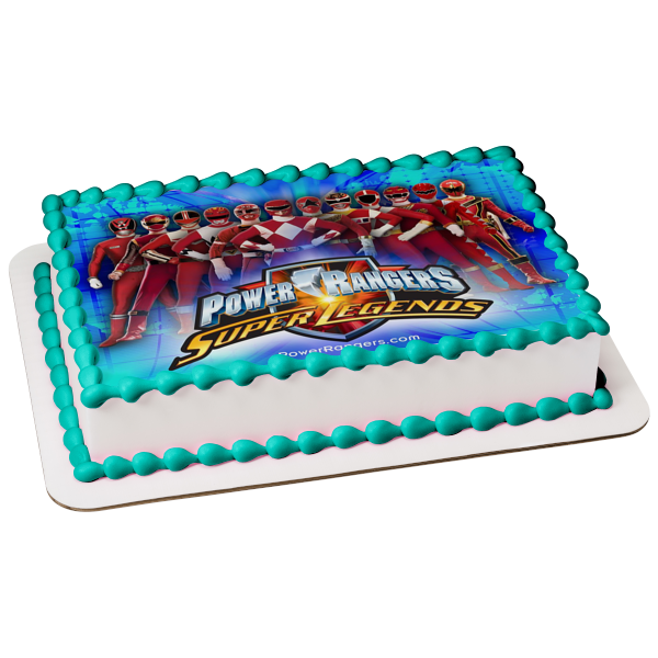 Power Rangers Super Legends Edible Cake Topper Image ABPID09153