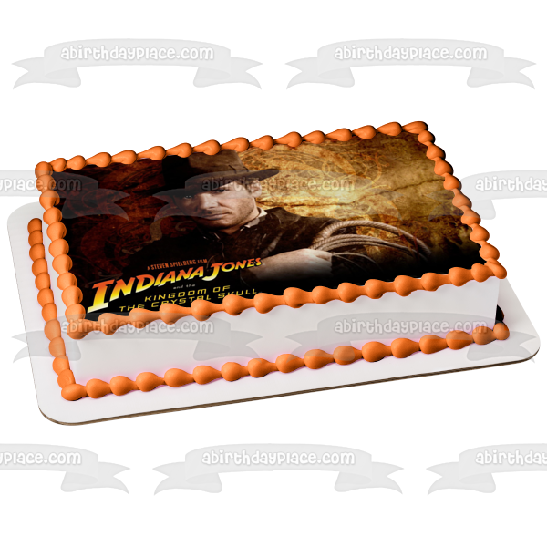 Indiana Jones and the Kingdom of the Crystal Skull Edible Cake Topper Image ABPID09161