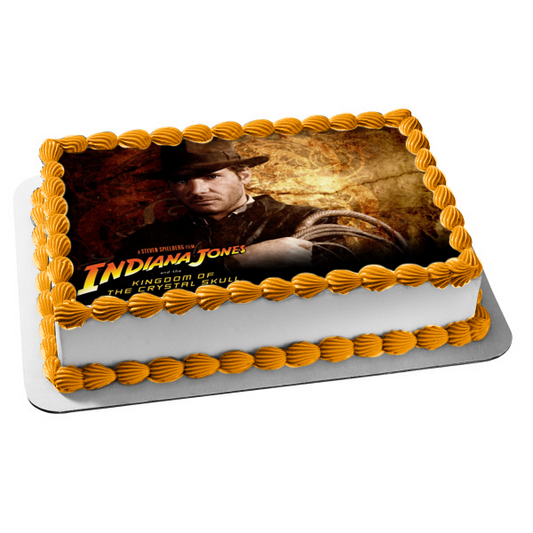 Indiana Jones y el Reino de la Calavera de Cristal Imagen comestible para decoración de tarta ABPID09161 