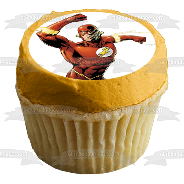 DC Comics the Flash Edible Cake Topper Image ABPID09665