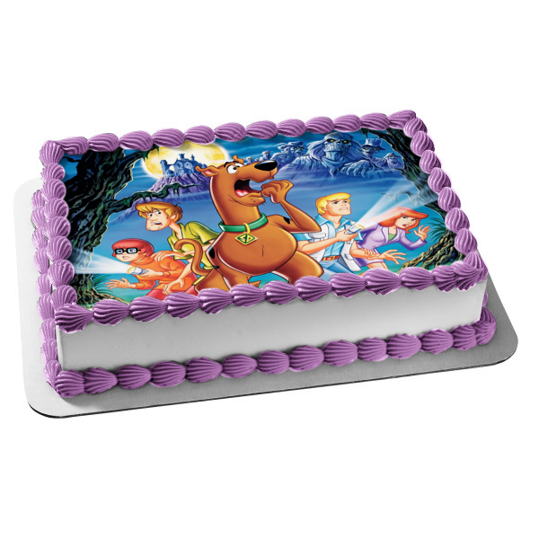 Scooby-Doo American Animated Television Series Edible Cake Topper Image ABPID09184