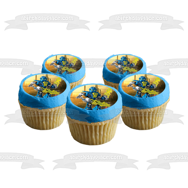LEGO Hero Factory Mark Surge the Livewire Alpha 1 Team Edible Cake Topper Image ABPID09185
