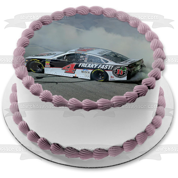 No. 4 Ford Mustang Racing Edible Cake Topper Image ABPID00135
