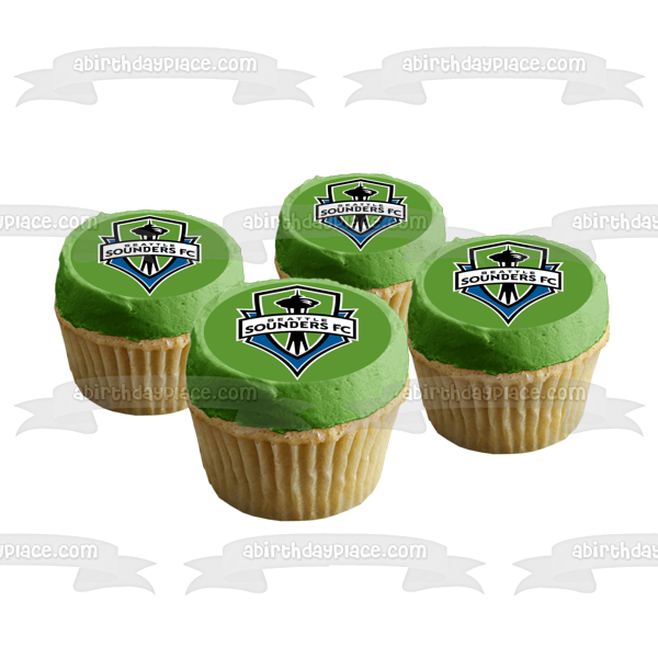Seattle Sounders FC Soccer Club Edible Cake Topper Image ABPID00185
