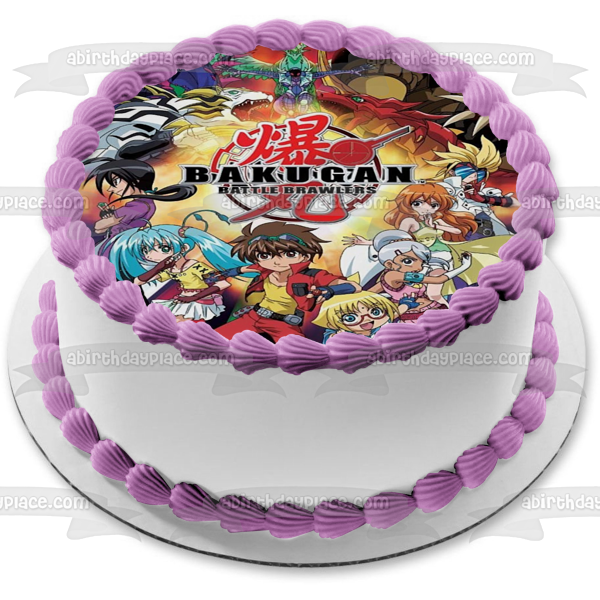 Bakugan Battle Brawlers Edible Cake Topper Image ABPID00363