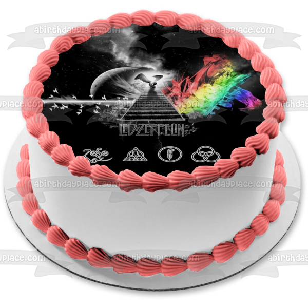 Led Zepplin Stairway to Heaven Edible Cake Topper Image ABPID00697