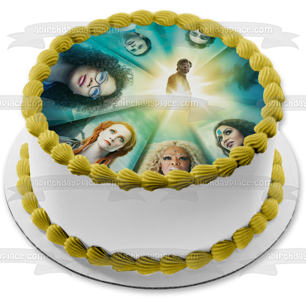 A Wrinkle In Time Meg Charles Calvin Mrs. Which Mrs. Whatsit Dr. Murry Edible Cake Topper Image ABPID01301
