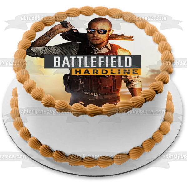 Battlefield Hardline Edible Cake Topper Image ABPID01532