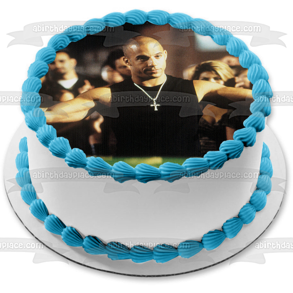 Fast and the Furious  Dominic Toretto Edible Cake Topper Image ABPID01653
