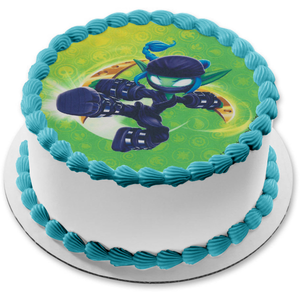 Skylanders Swap Force Silent but Deadly Ninja and Stealth Elf Edible Cake Topper Image ABPID03398