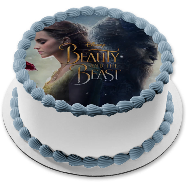 Beauty and the Beast Belle Edible Cake Topper Image ABPID03919