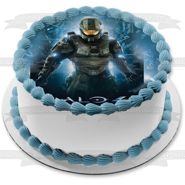 Halo 4 Halo Nation Edible Cake Topper Image ABPID03923