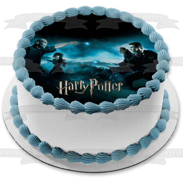 Harry Potter Ron Weasley Lord Voldermort and Hermione Granger Edible Cake Topper Image ABPID03995