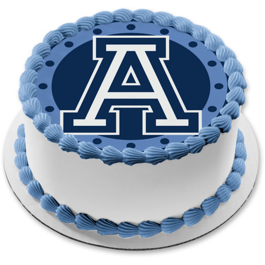 Toronto Argonauts Professional Canadian Football League Edible Cake Topper Image ABPID04237