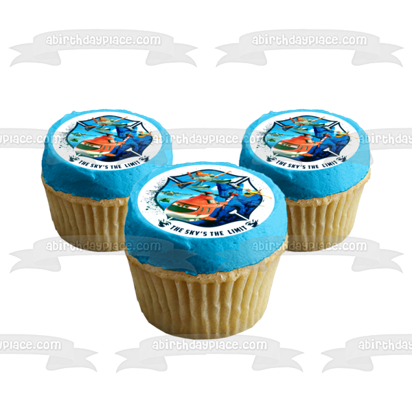 Planes Blade Ranger Dusty Crophopper and Ishani Edible Cake Topper Image ABPID05104