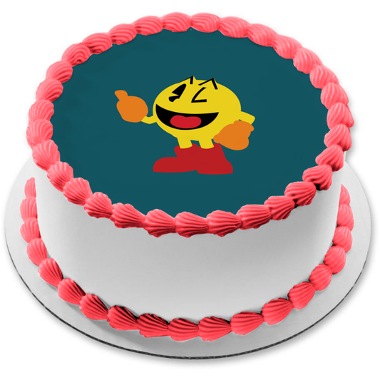 Imagen comestible para decoración de tarta de Pac-Man Super Smash Brothers ABPID05150 