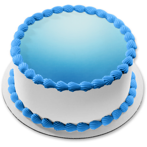 Light Blue Background Edible Cake Topper Image ABPID05876