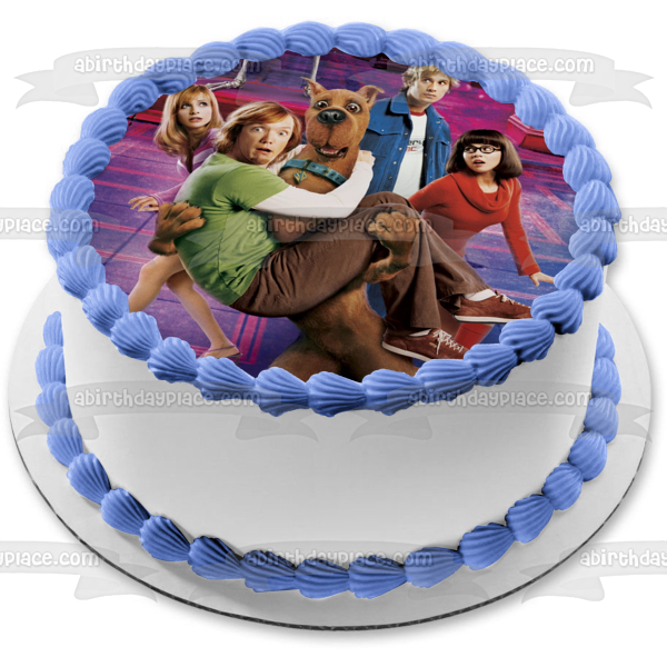 Scooby Doo Shaggy Velma Daphne and Fred Edible Cake Topper Image ABPID05965