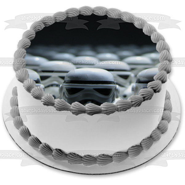 LEGO Star Wars Storm Troopers Edible Cake Topper Image ABPID07977