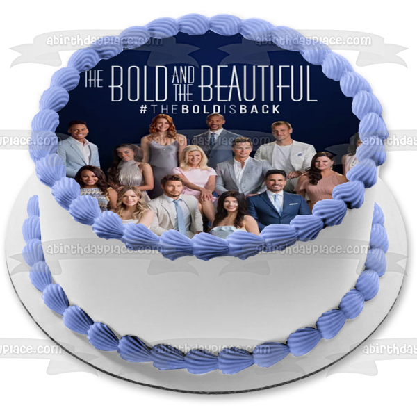 The Bold and the Beautiful #The Bold Is Back Katie Logan Ridge Forrester Brooke Logan Eric Forrester Sally Spectra Edible Cake Topper Image ABPID51250