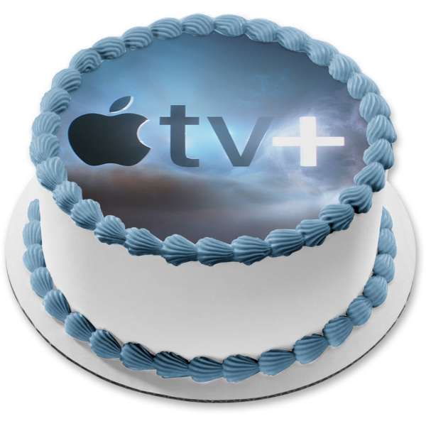 Apple TV+ Logo Edible Cake Topper Image ABPID51316