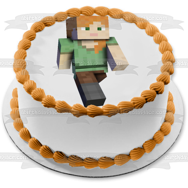 Minecraft Jane Edible Cake Topper Image ABPID51981