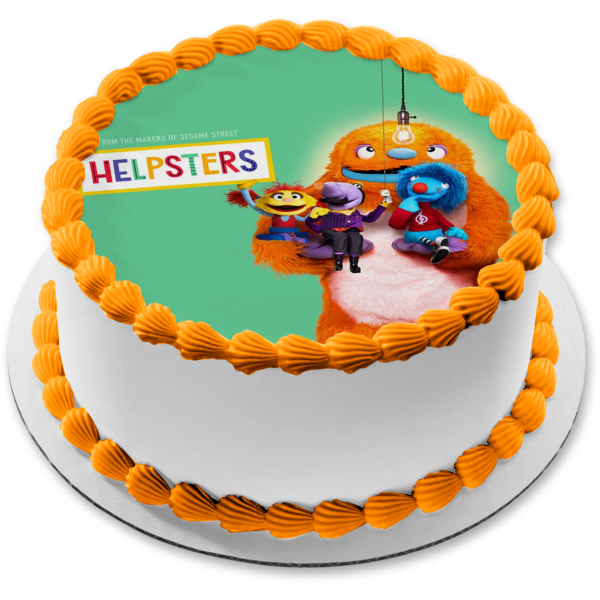 Helpsters Help You Cody Heart Scatter Mr. Primm Edible Cake Topper Image ABPID52472