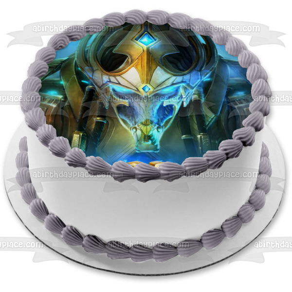 Starcraft RTS Gaming Blizzard Protoss Edible Cake Topper Image ABPID52639