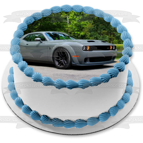 Dodge Hellcat Edible Cake Topper Image ABPID52819