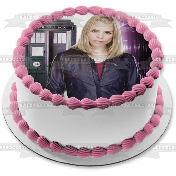 Doctor Who Rose Tyler Billie Piper Tardis Bbc TV Show Edible Cake Topper Image ABPID52989