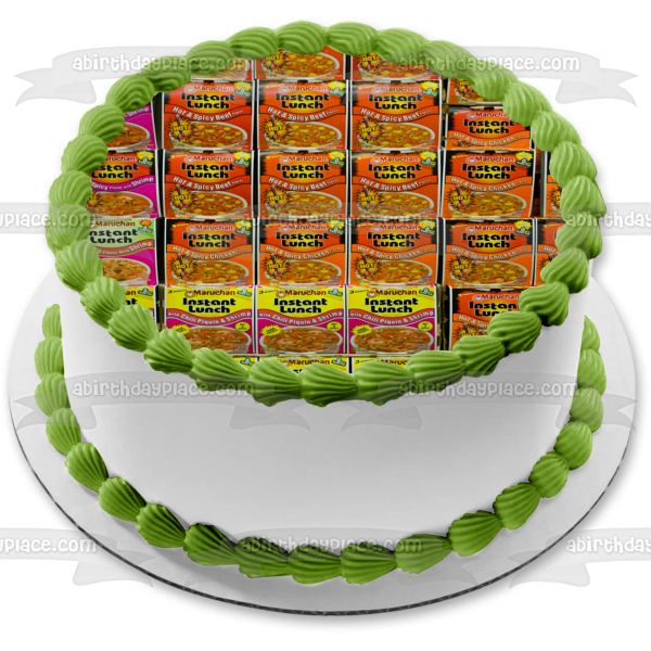 Maruchan Instant Lunch Cup of Noodles Various Flavors Edible Cake Topper Image ABPID53390