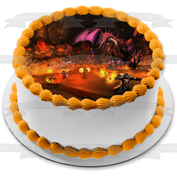 World of Warcraft Onyxia Edible Cake Topper Image ABPID53402