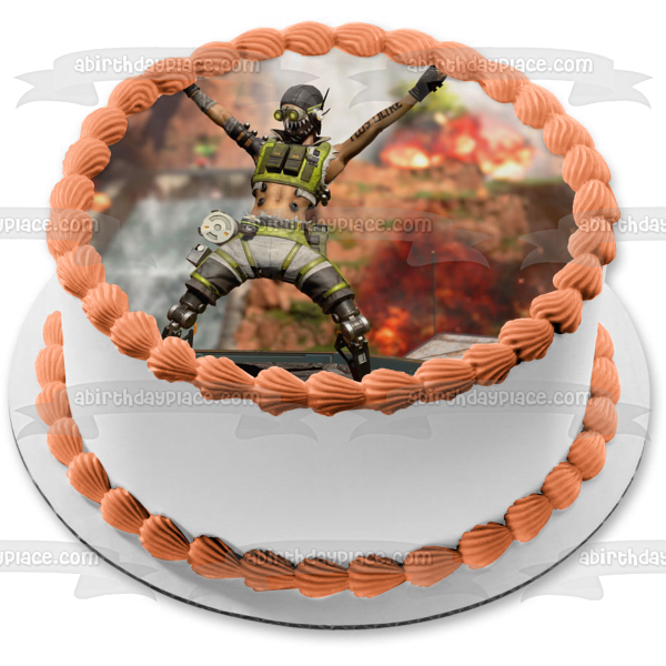 Apex Legends Octane Edible Cake Topper Image ABPID53434