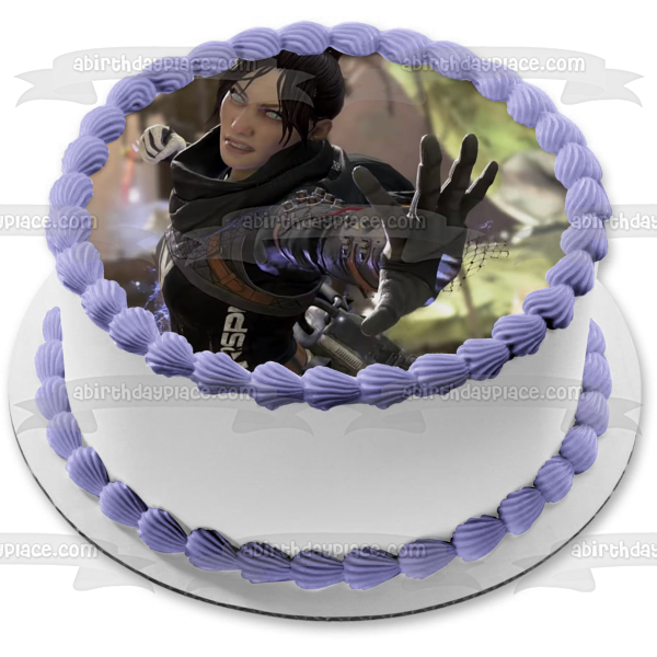 Apex Legends Wraith Edible Cake Topper Image ABPID53439