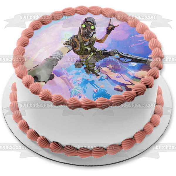 Apex Legends Octane Edible Cake Topper Image ABPID53461