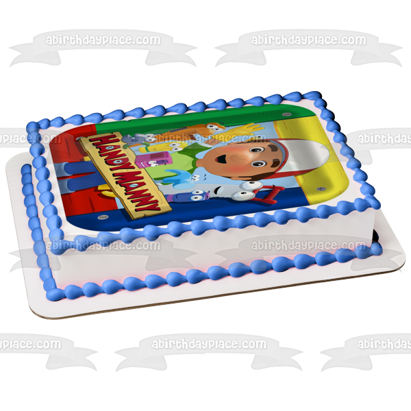 Handy Manny Tools Stretch Turner Felipe Pat Edible Cake Topper Image ABPID09230