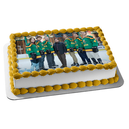 The Mighty Ducks: Game Changer Gordon Alex Coach T Edible Cake Topper Image ABPID53844