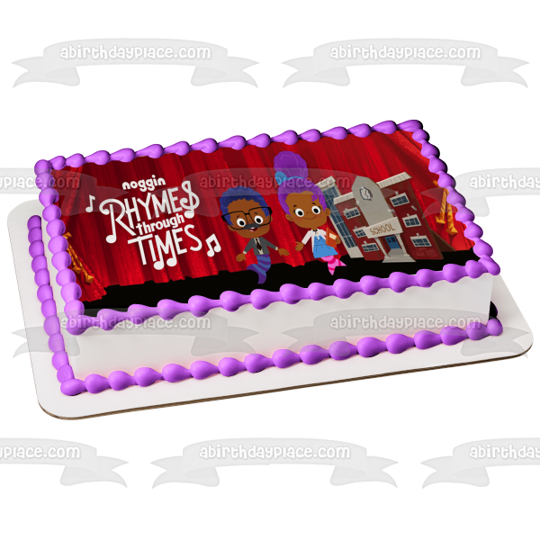 Rhymes Through Times Edible Cake Topper Image ABPID53860