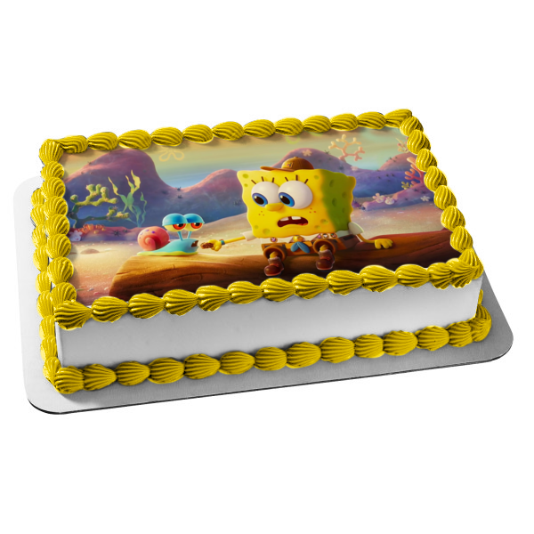 Kamp Koral: Spongebob's Under Years Gary Edible Cake Topper Image ABPID53864