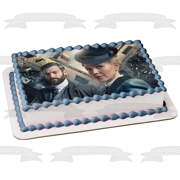 Miss Scarlet and the Duke Eliza Scarlet Detective Inspector William Wellington, The Duke Edible Cake Topper Image ABPID53886